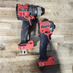 HOUSTON LOCATION - AS-IS MILWAUKEE FUEL 18V Lithium-Ion Brushless Cordless Hammer Drill and Impact Driver Combo Kit