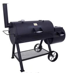 DALLAS LOCATION - OKLAHOMA JOE'S Longhorn Offset Smoker in Black with 1,060 sq. in. Cooking Space (2 UNITS)