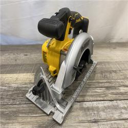AS-IS DEWALT 20V MAX Cordless Brushless 6-1/2 in. Sidewinder Style Circular Saw (Tool Only)