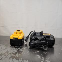 AS-IS- DEWALT 20V MAX Lithium-Ion 6.0 Ah Battery and Charger