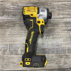 AS-IS DEWALT 20-Volt Maximum XR Lithium-Ion Cordless Brushless 1/4 in. 3-Speed Impact Driver Kit