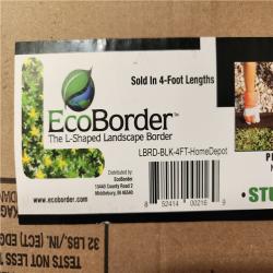 Phoenix NEW EcoBorder™ L-Shaped Rubber Landscape Edging - 4ft - Black (18-Cases)