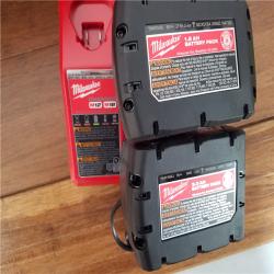 California NEW Milwaukee 5 Piece Tool Kit  Includes (2) Batteries  Charger and Bag