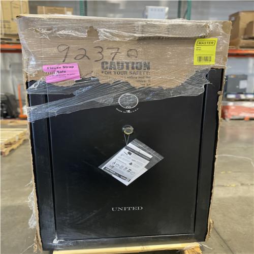 DALLAS LOCATION - LIBERTY SAFE United 36-Gun 60-Minutes Fire Rating EMP E-Lock  60.5 in. H x 36 in. W x 22 in. D  Black Gun Safe