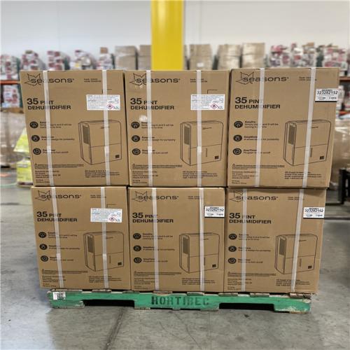 DALLAS LOCATION- SEASONS 35 PINT DEHUMIDIFIER PALLET (18 UNITS)