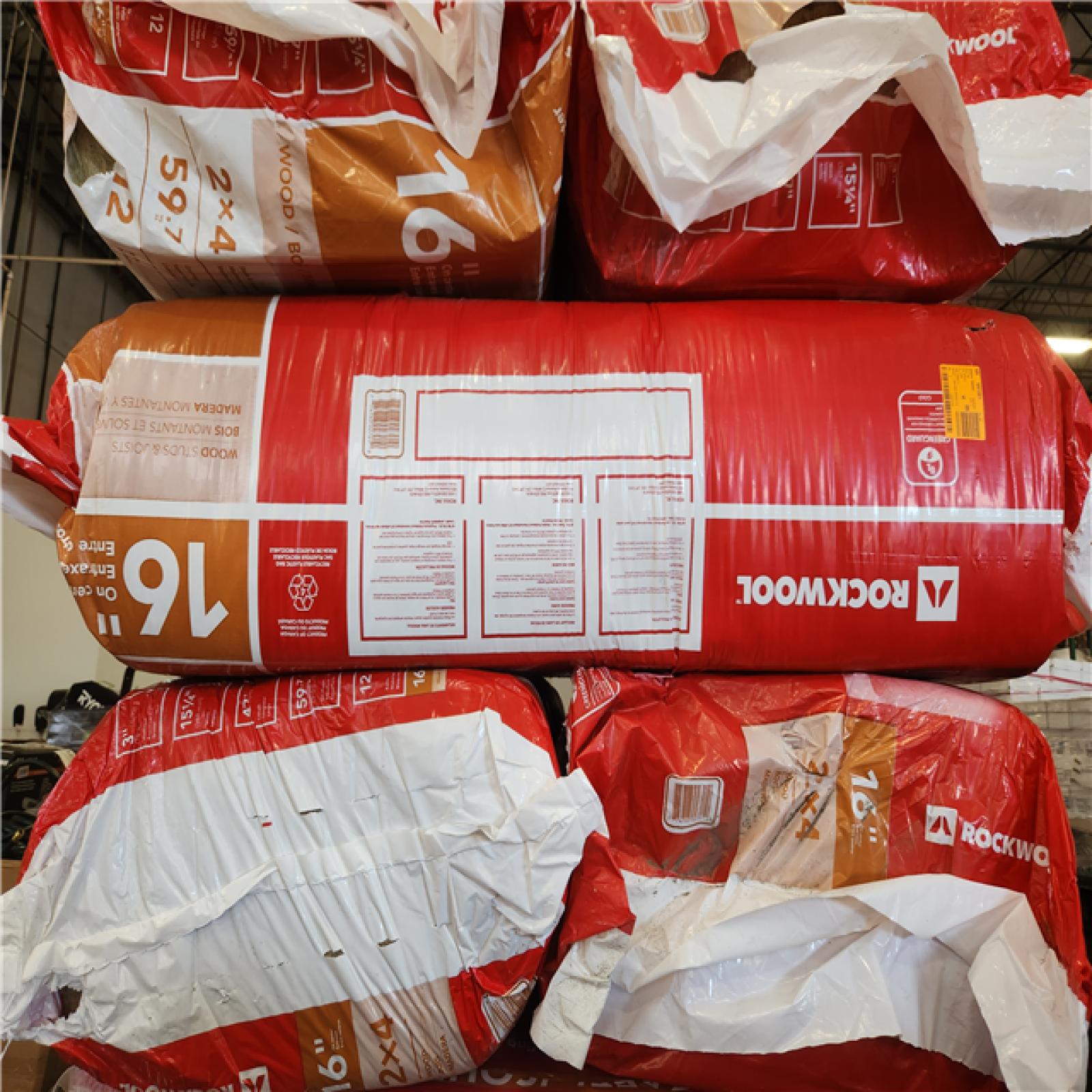 Phoenix AS-IS Rockwool Safe 'n' Sound 3 in. x 15-1/4 in. x 47 in. Soundproofing and Fire Resistant Stone Wool Insulation Batt (895 sq. ft. 15 Bags)