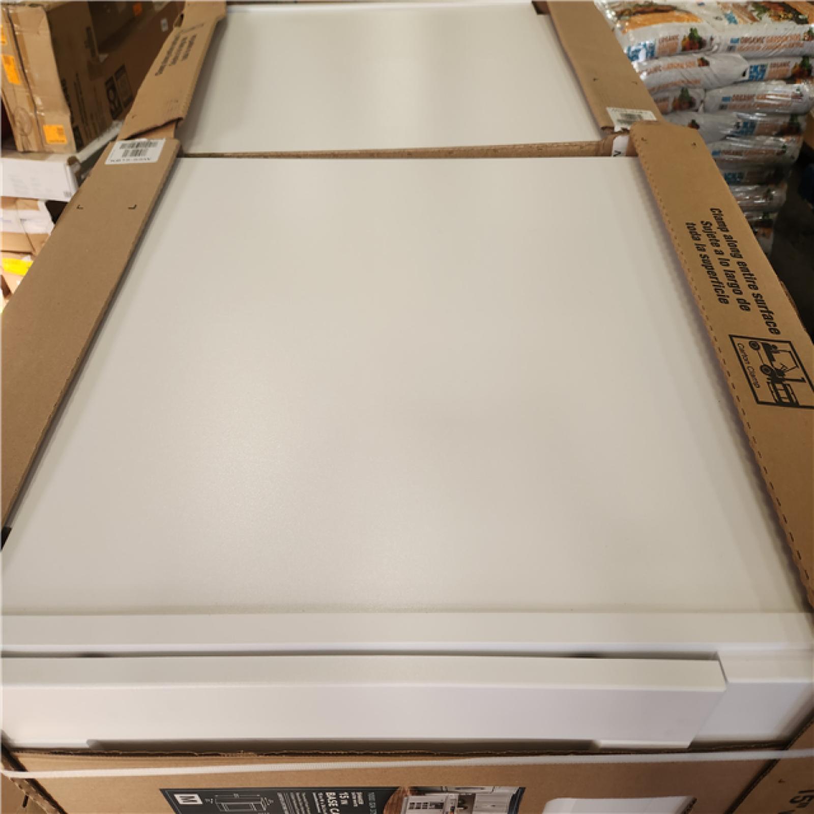 Phoenix NEW Hampton Bay Shaker Assembled Cabinet in Satin White Pallet (4-Cabinets)