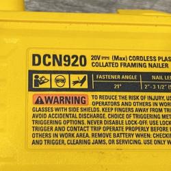 AS-IS DEWALT 20-Volt 21° Cordless Framing Nailer (Tool-Only)