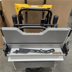 AS-IS DEWALT 15 Amp Corded 10 in. Job Site Table Saw with Rolling Stand