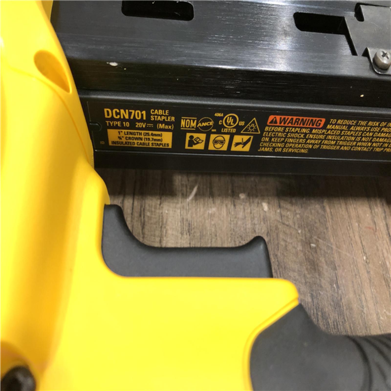 AS-IS DEWALT 20V MAX Lithium-Ion Cordless Cable Stapler (Tool Only)