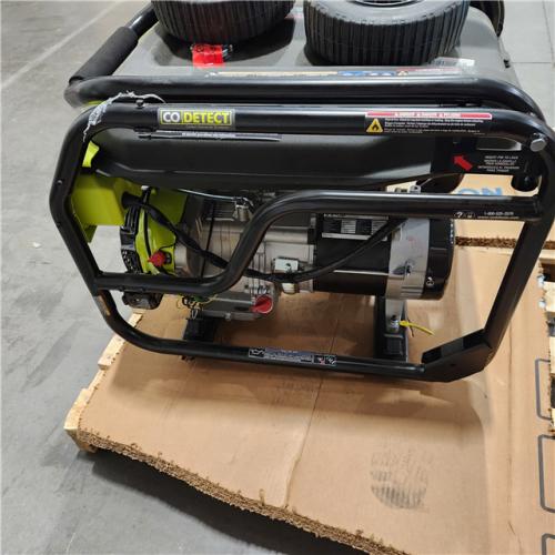 Dallas Location - As-Is RYOBI 6,500-Watt Gasoline Powered Portable Generator
