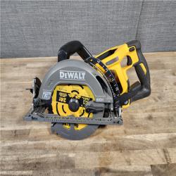 HOUSTON LOCATION - AS-IS DEWALT FLEXVOLT 60V MAX Cordless Brushless 7-1/4 in. Wormdrive Style Circular Saw (Tool Only)