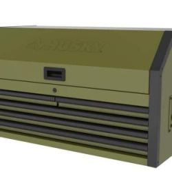 DALLAS LOCATION- NEW!- HUSKY 52 IN. W x 20 in. D 6-DRAWER TOP TOOL CHEST IN MATTE ARMY GREEN