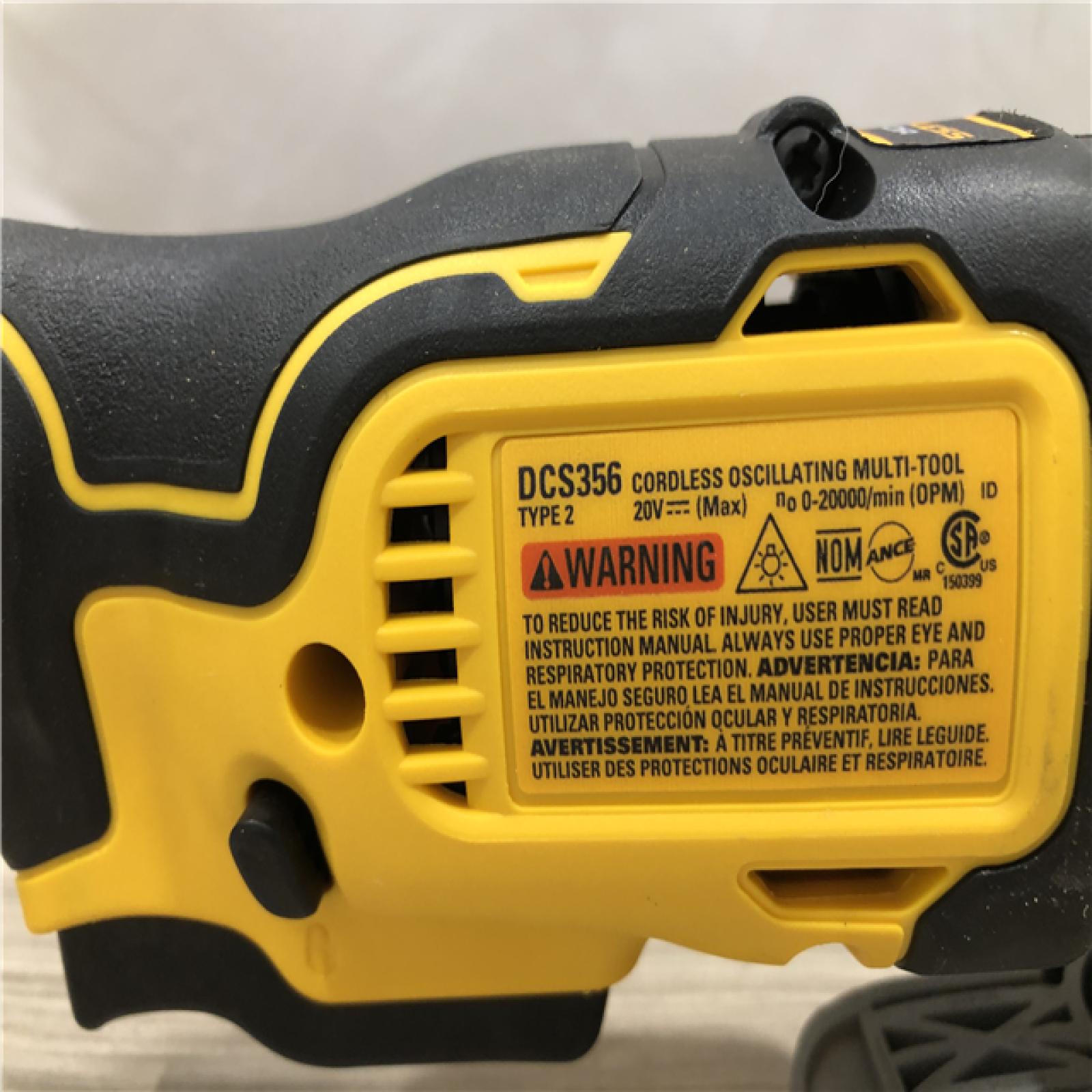 AS-IS DEWALT 20-Volt MAX XR Cordless 3-speed Oscillating Multi-Tool DCS356B (Tool-Only)