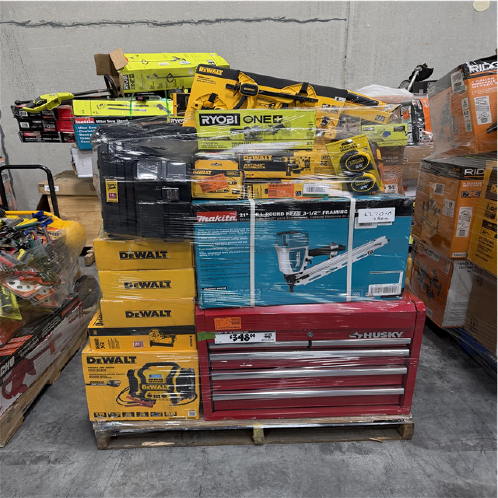 Atlanta Location As-Is Tools and More Partial Truckload (7 Pallets) 6270-A