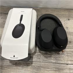 AS-IS Sony - WH-1000XM5 Wireless Noise-Canceling Over-the-Ear Headphones - Black
