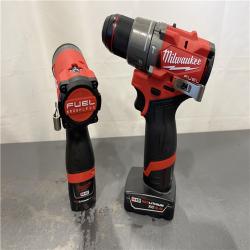 AS-IS - Milwaukee M12 FUEL 12-Volt Lithium-Ion Brushless Cordless Hammer Drill and Impact Driver Combo Kit