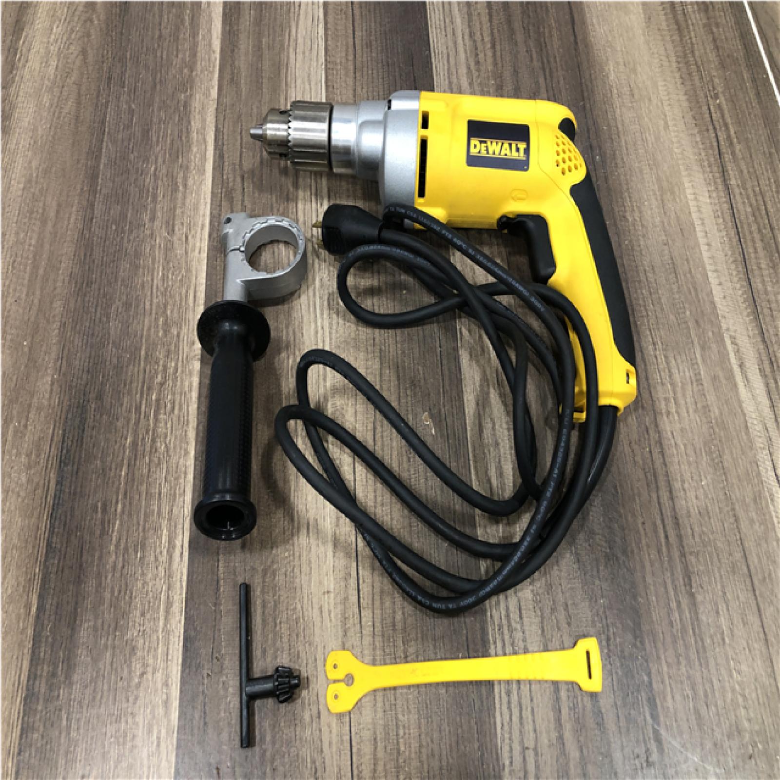 AS-IS DEWALT 7.8 Amp Corded 1/2 in. Variable Speed Reversing Drill