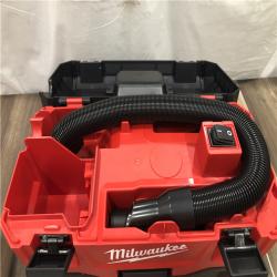 AS-IS Milwaukee  FUEL PACKOUT 18-Volt Lithium-Ion Cordless 2.5 Gal. Wet/Dry Vacuum (Vacuum-Only)