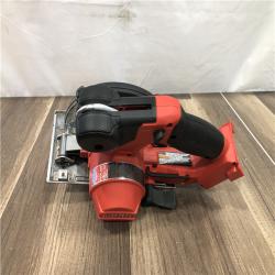AS-IS Milwaukee FUEL 18V Lithium-Ion Brushless Cordless Metal Cutting 5-3/8 in. Circular Saw (Tool-Only) w/ Metal Saw Blade