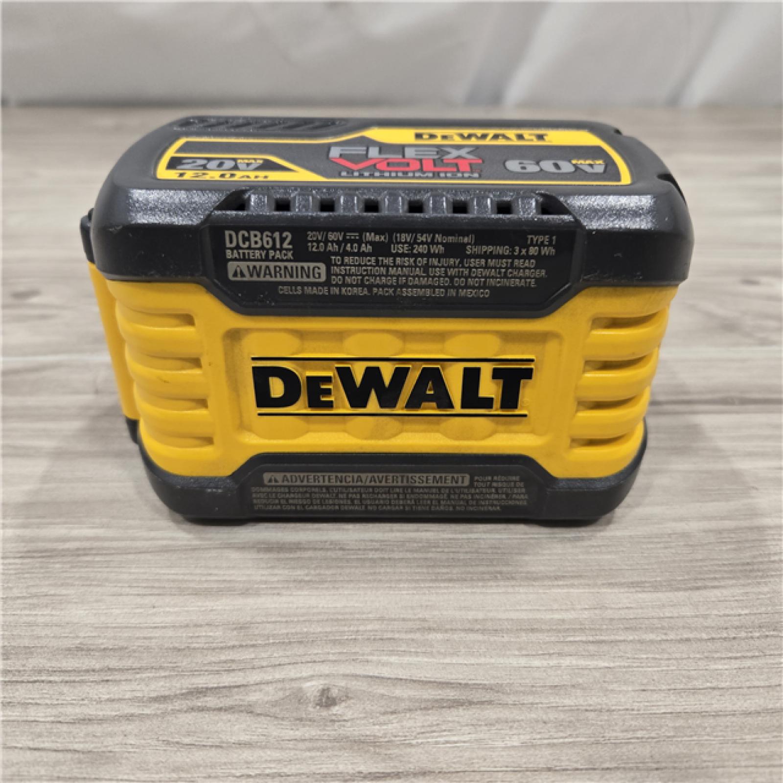 AS-IS DEWALT FLEXVOLT 20V/60V MAX 12.0 Ah Battery - DCB612