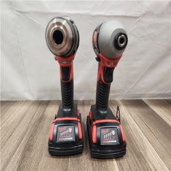 AS-IS- Milwaukee 18V Cordless Brushed 2-Tool Drill/Driver and Impact Driver Kit