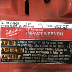 AS-IS Milwaukee FUEL 12V Lithium-Ion Brushless Cordless Stubby 3/8 in. Impact Wrench (Tool-Only)