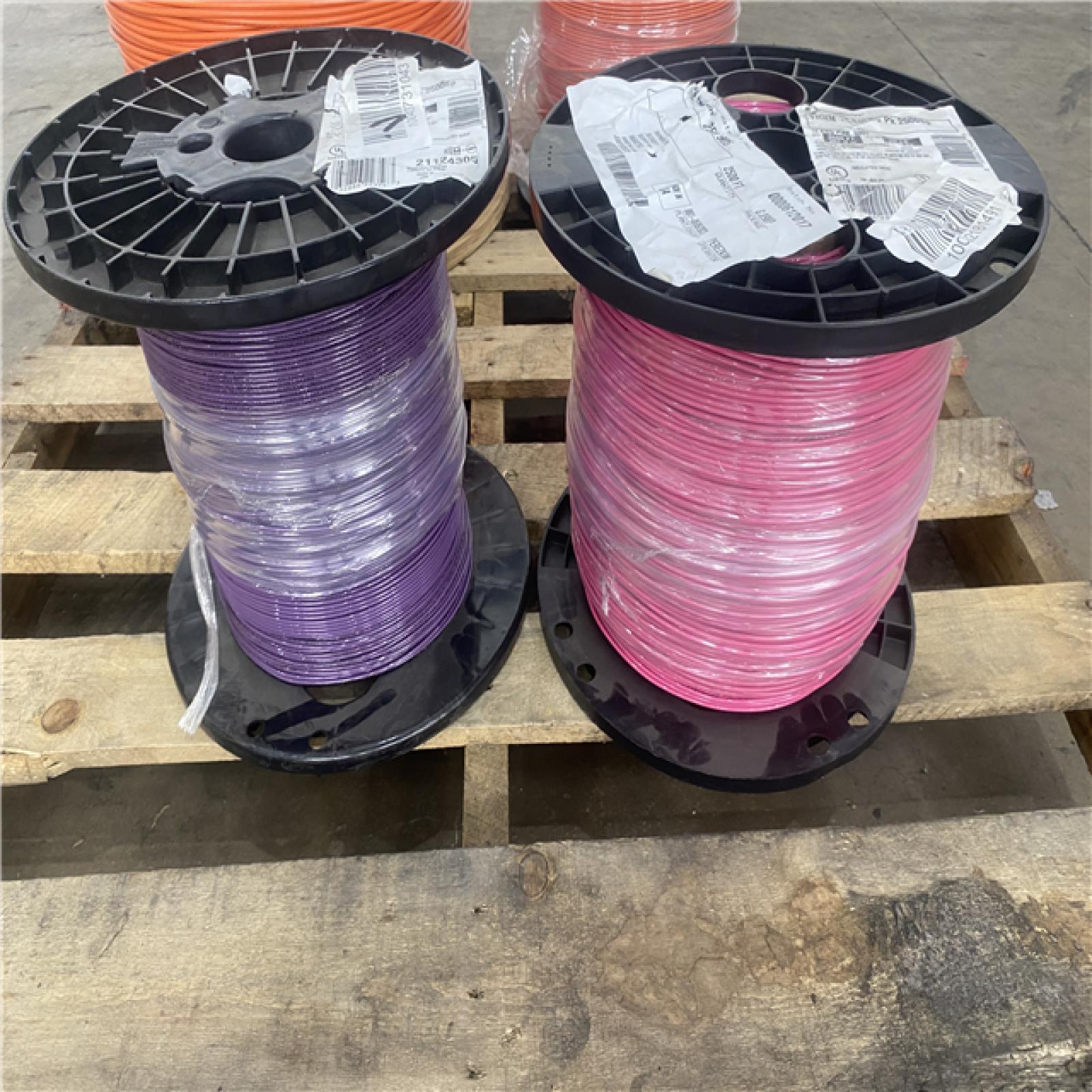 Houston Location AS IS - 4 Cooper Wire Rolls (3) THHN 12 Cu 2500SP (1) THHN 6 Str Cu SIM