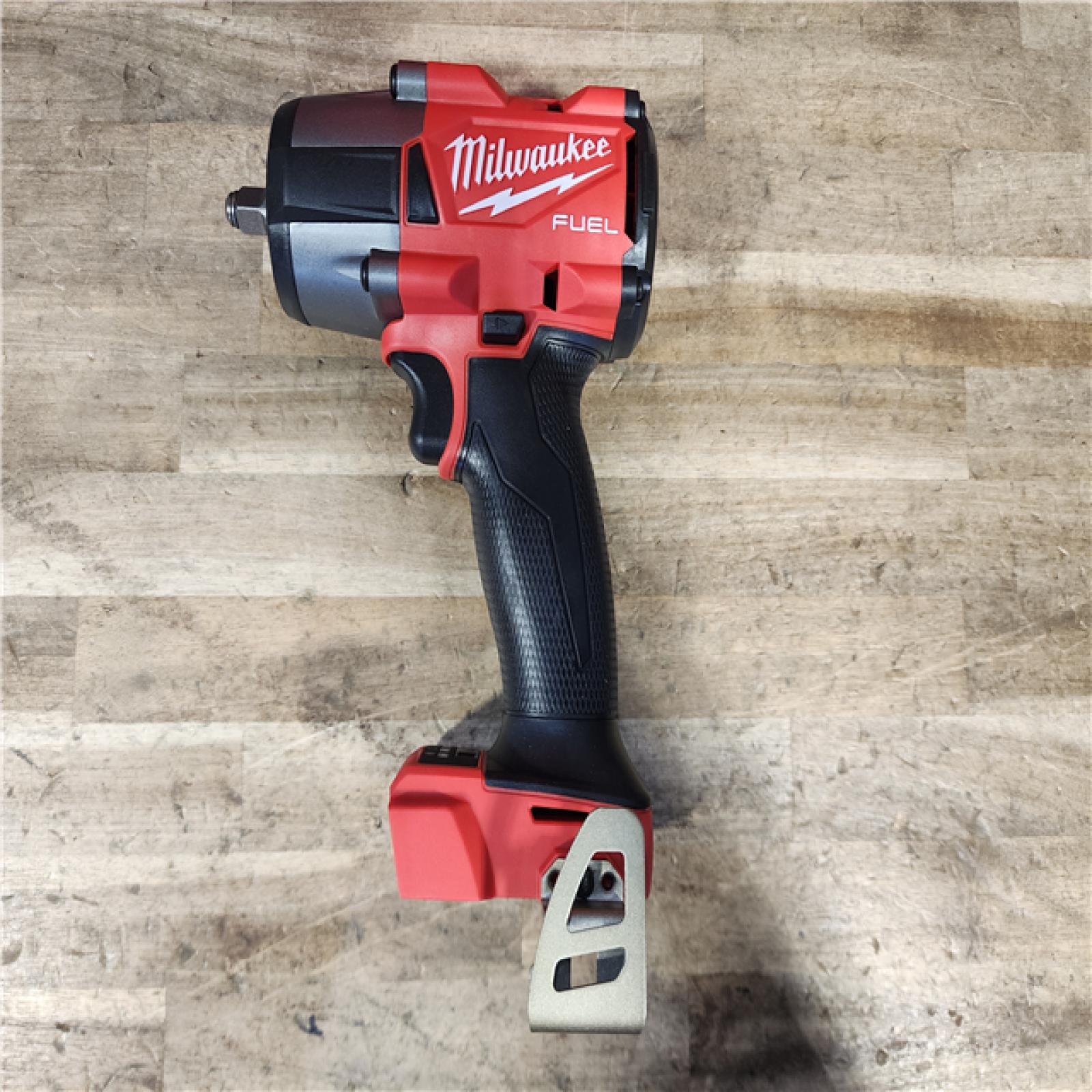 HOUSTON LOCATION - AS-IS Milwaukee FUEL GEN-2 18V Lithium-Ion Mid Torque Brushless Cordless 3/8 in. Impact Wrench with Friction Ring (Tool-Only)