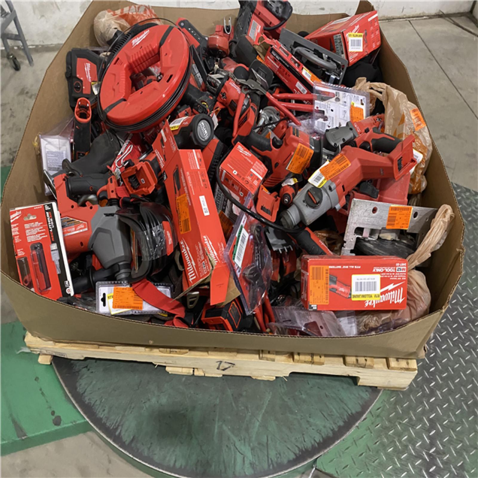 Dallas Location - As-Is MILWAUKEE Tool Pallet