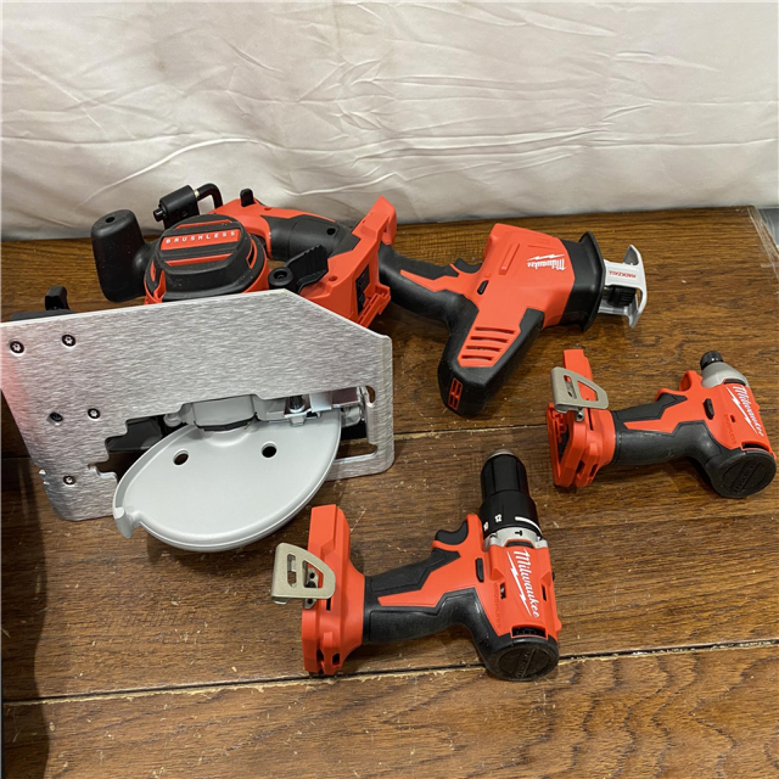 AS-IS Milwaukee M18 4 Tool Combo Kit