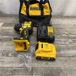 AS-IS DEWALT Atomic 20V Lithium-Ion Cordless Compact 1/2 in. Drill/Driver Kit