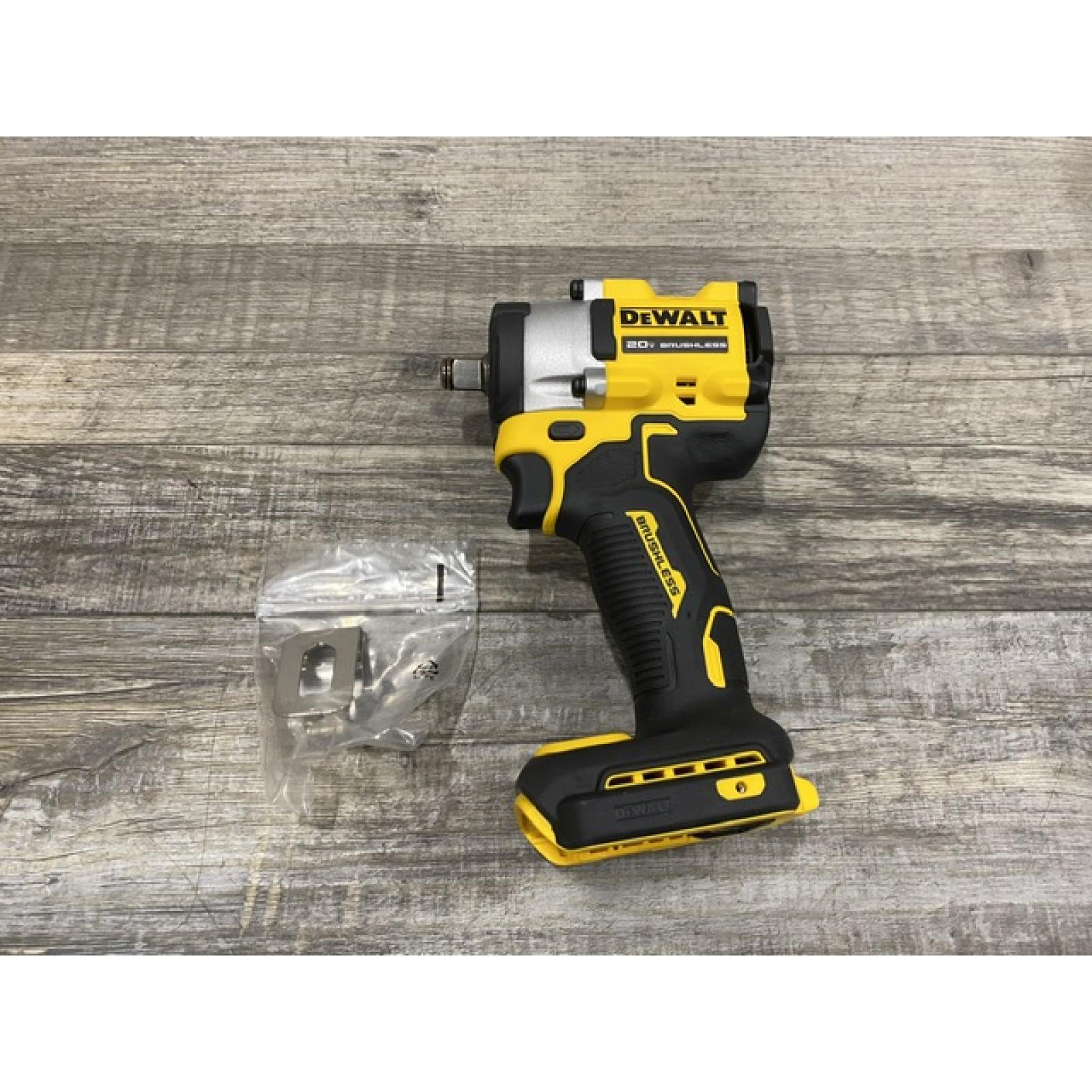 AS-IS DEWALT ATOMIC 20V MAX Cordless Brushless 1/2 in. Variable Speed Impact Wrench (Tool Only)