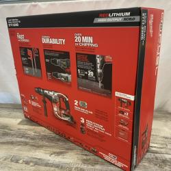 NEW - Milwaukee FUEL 18V Lithium-Ion Brushless Cordless 1-9/16 in. SDS-Max Rotary Hammer Kit