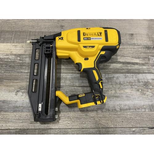 AS-IS DEWALT 20V MAX XR 16-Gauge Lithium-Ion Cordless Finish Nailer (Tool Only)