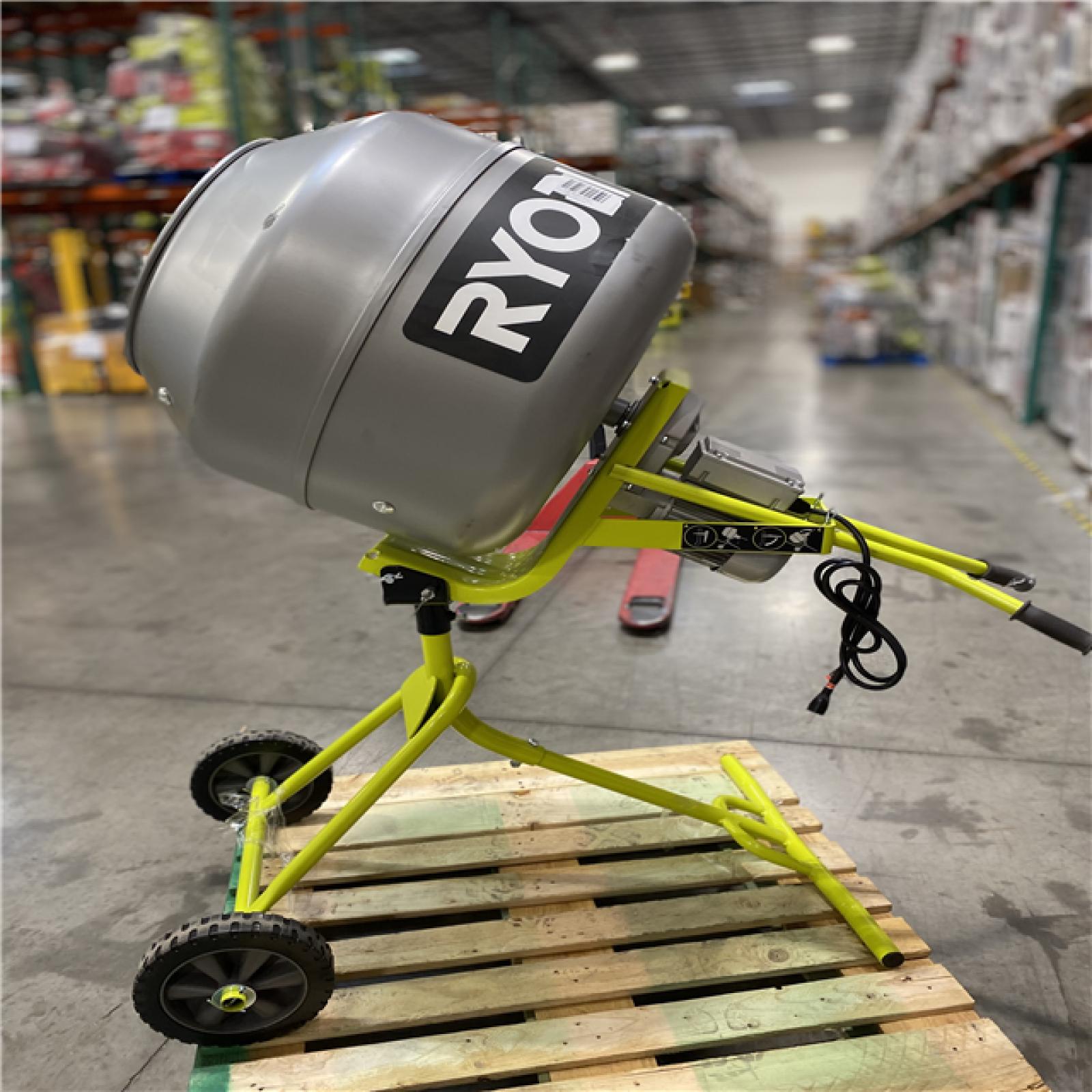 Dallas Location - As-Is RYOBI 5.0 cu. ft. Portable Concrete Mixer