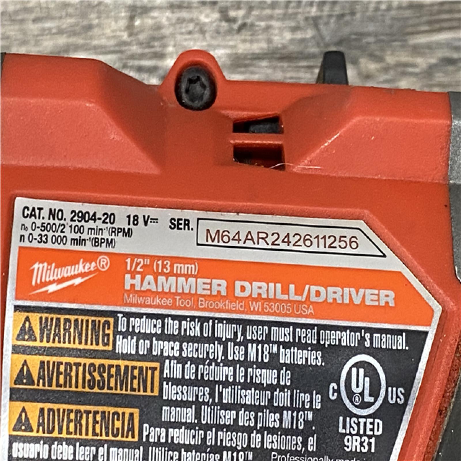 AS-IS Milwaukee FUEL 18V Lithium-Ion Brushless Cordless Hammer Drill and Impact Driver Combo Kit