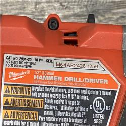 AS-IS Milwaukee FUEL 18V Lithium-Ion Brushless Cordless Hammer Drill and Impact Driver Combo Kit