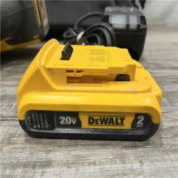 AS-IS DEWALT 20V MAX XR Lithium-Ion Cordless 18-Gauge Narrow Crown Stapler Kit