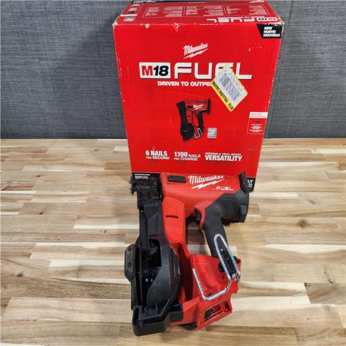 HOUSTON LOCATION - AS-IS M18 FUEL 18-Volt Lithium-Ion Brushless Cordless Coil Roofing Nailer (Tool Only)