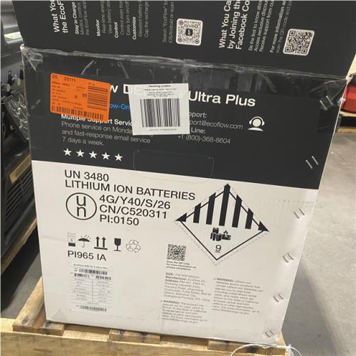 Dallas Location - As-Is DELTA 3 Ultra Plus Solar Generator