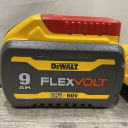 AS-IS DEWALT 20V/60V MAX FLEXVOLT Lithium-Ion 9.0Ah Battery and Charger Starter Kit