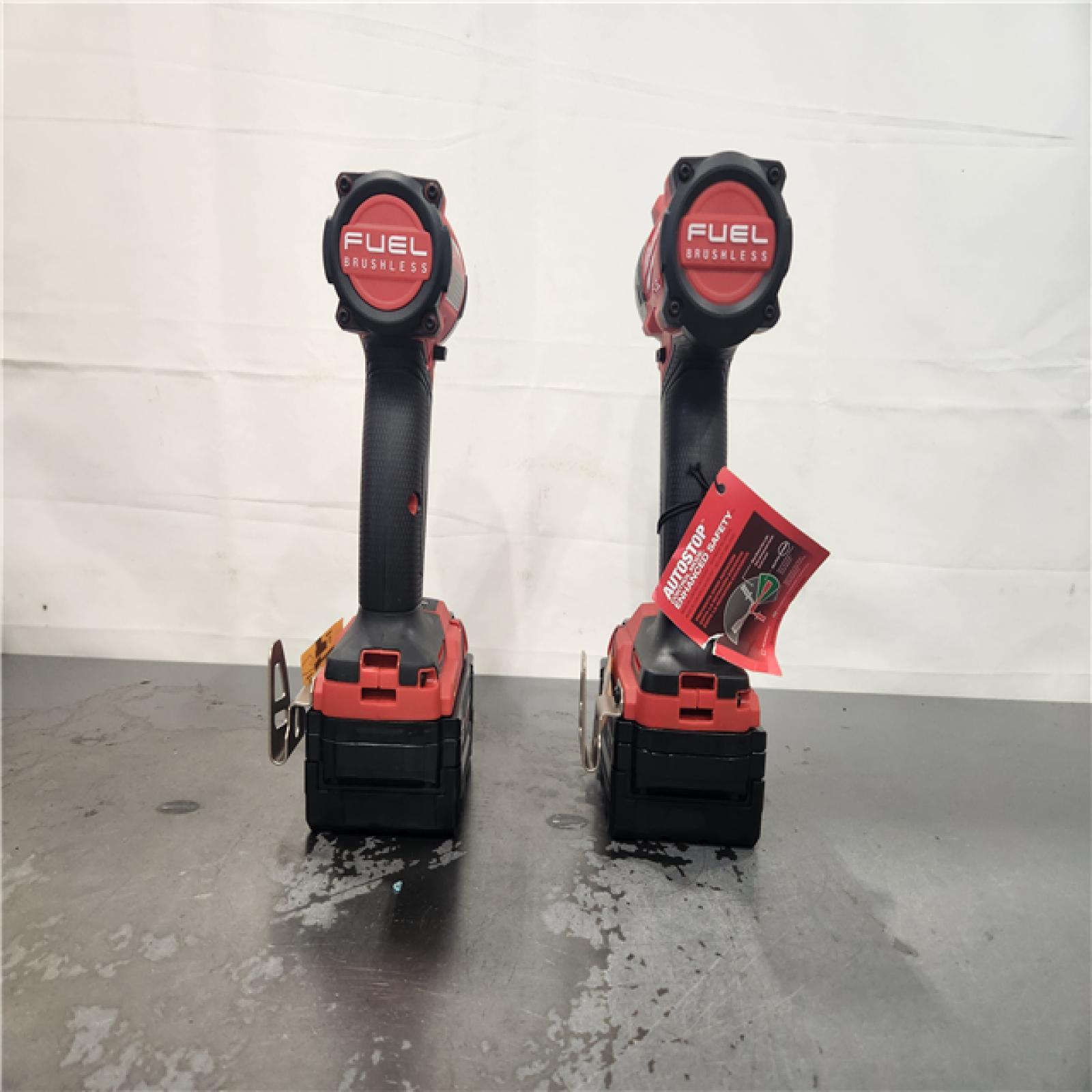 AS-IS- Milwaukee FUEL 18V Lithium-Ion Brushless Cordless Hammer Drill and Impact Driver Combo Kit (2-Tool) with 2 Batteries