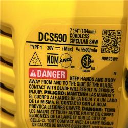 AS-IS DEWALT 20-Volt MAX 7-1/4 in. Cordless Circular Saw (Tool Only)