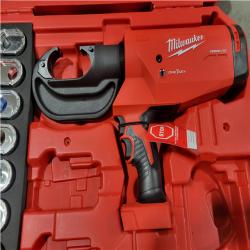 CALIFORNIA AS-IS MILWAUKEE M18 FORCE LOGIC 750 MCM CRIMPER W/ MCM AL DIES