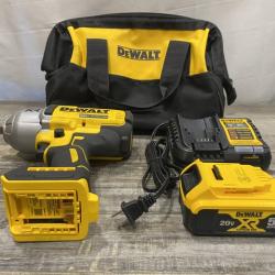AS-IS DEWALT 20V MAX Lithium-Ion Cordless 1/2 in. Impact Wrench Kit