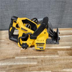 HOUSTON LOCATION - AS-IS (APPEARS LIKE NEW) DEWALT FLEXVOLT 60V MAX Cordless Brushless 7-1/4 in. Wormdrive Style Circular Saw (Tool Only)