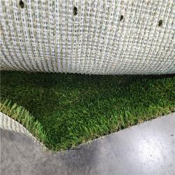 Phoenix Mixed ARTIFICIAL GRASS 15 ft. Wide x Cut to Length Green Artificial Grass Carpet (2-Rolls)