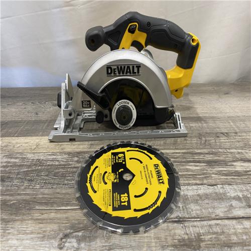 AS-IS DEWALT 20-Volt MAX Lithium-Ion Cordless 6-1/2 in. Circular Saw (Tool-Only)
