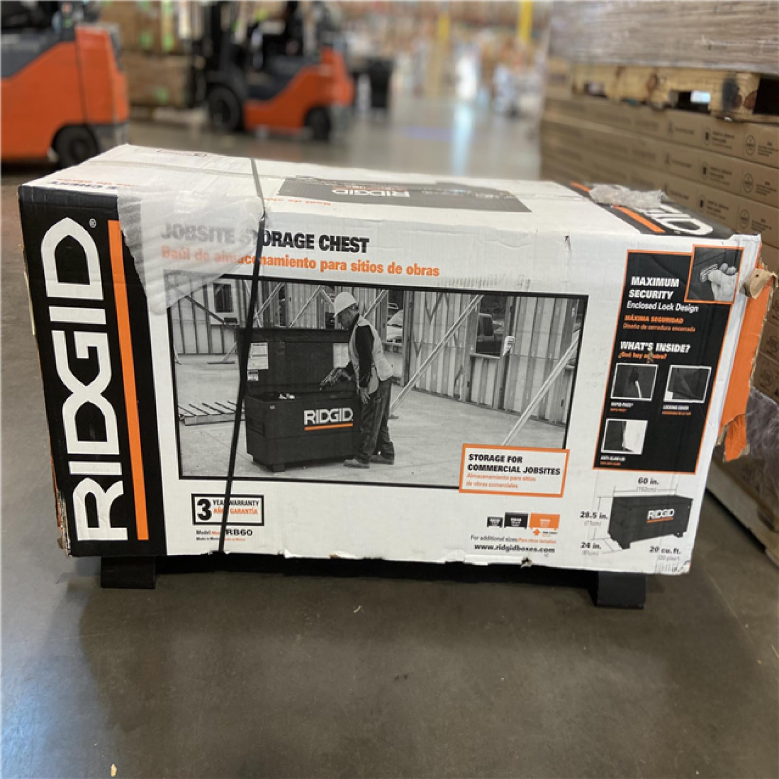 DALLAS LOCATION - RIDGID 60 in. x 24 in. Universal Storage Chest